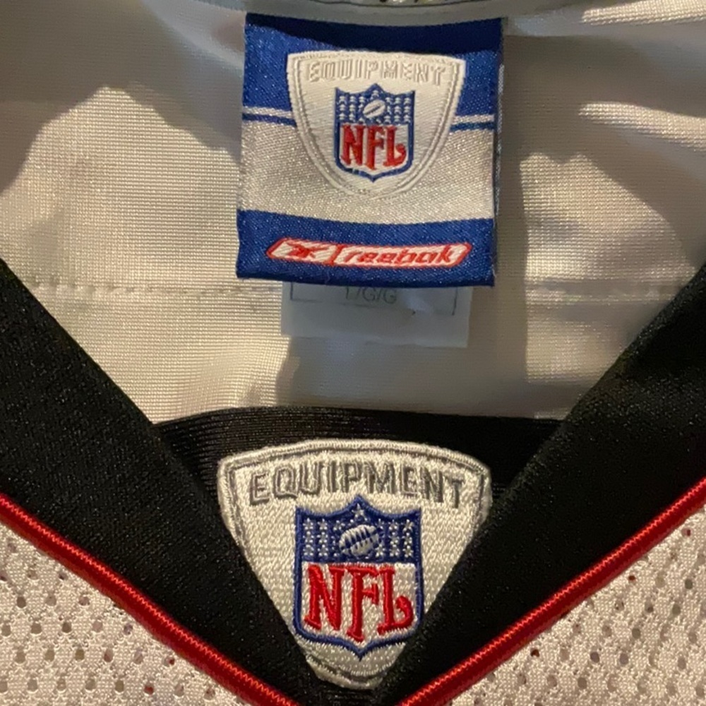 Reebok Equipment NFL Falcons # 45 Duckett Jersey Size Large - Picture 13 of 14